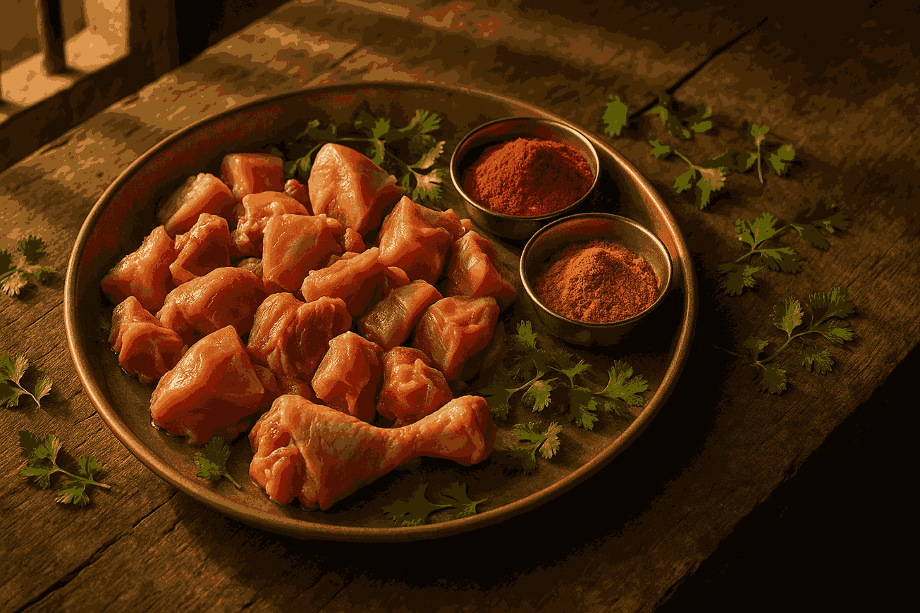 Fresh chicken cuts